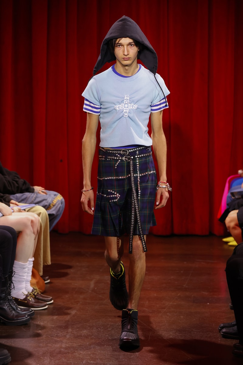 elizabeth hilfiger foo and foo subversive playful black and white nautical nantucket runway denim
