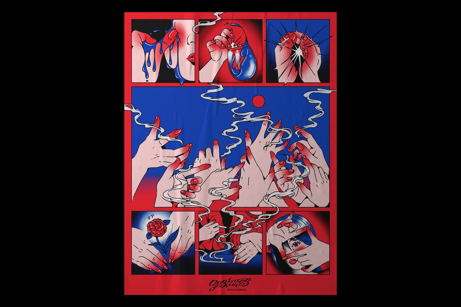 pen and paper gabrielle widjaja gentle oriental artwork artist