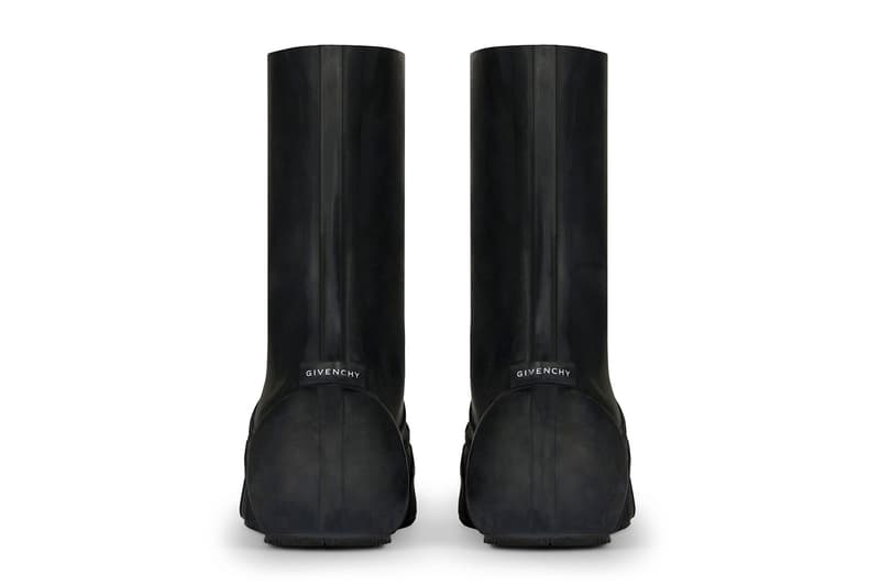 Givenchy Show Rainboot High Ankle Black Off White Matthew M Williams Release Information Footwear Drops 