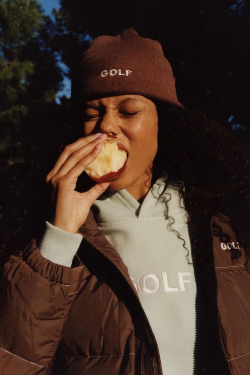 Golfwang Launches Essentials Series socks puffer hoodie sweats underwear slides sticker tote hat beanie release info date price