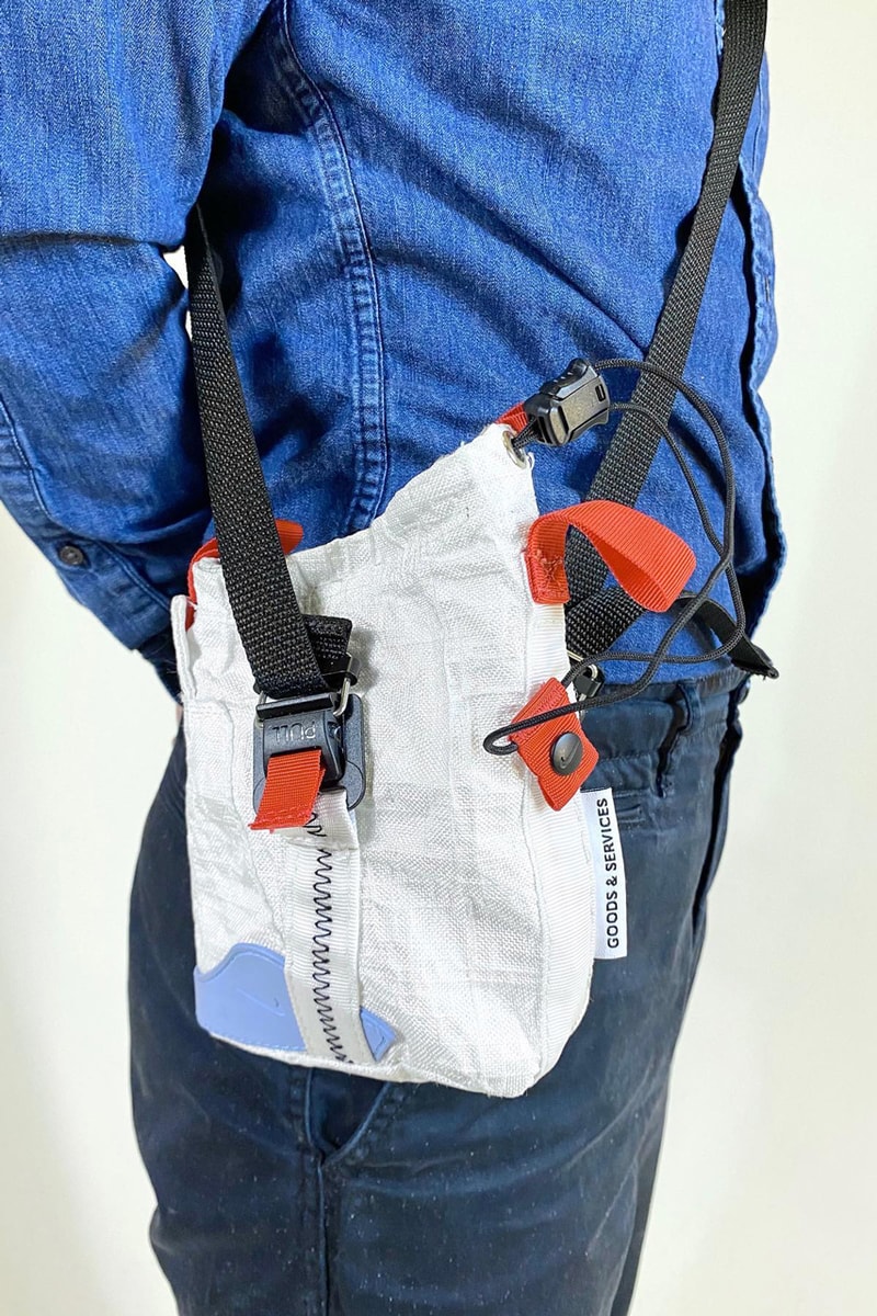goods and services cobbler tom sachs nikecraft mars yard overshoe recycled upcycled cross body bag upper release date info photos price store list buying guide