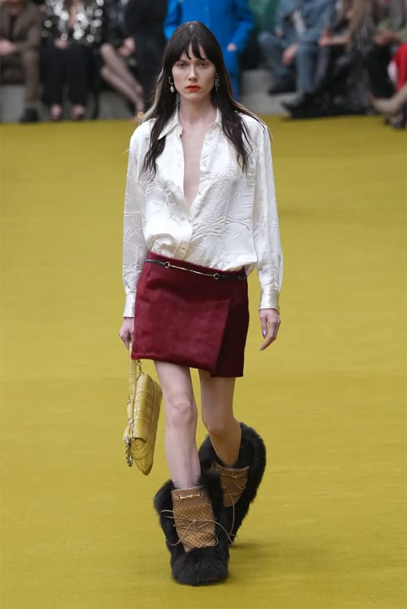 Gucci Fall Winter 2023 Milan Fashion Week mfw fw23 collection runway show womenswear menswear sustainable