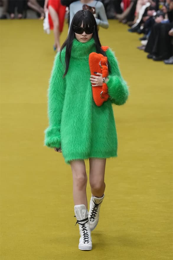 Gucci Fall Winter 2023 Milan Fashion Week mfw fw23 collection runway show womenswear menswear sustainable