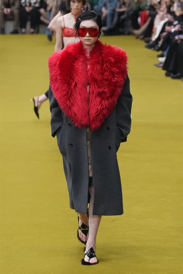 Gucci Fall Winter 2023 Milan Fashion Week mfw fw23 collection runway show womenswear menswear sustainable