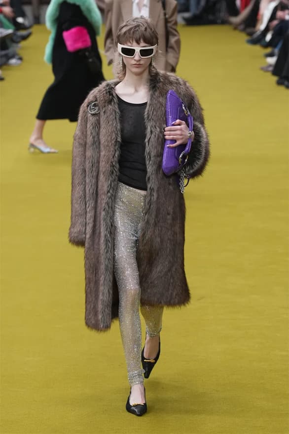 Gucci Fall Winter 2023 Milan Fashion Week mfw fw23 collection runway show womenswear menswear sustainable