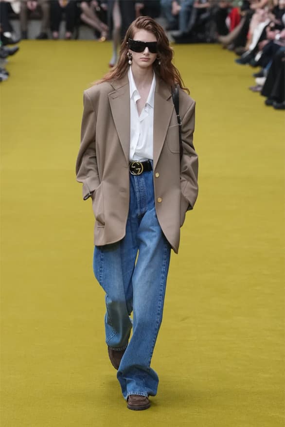 Gucci Fall Winter 2023 Milan Fashion Week mfw fw23 collection runway show womenswear menswear sustainable