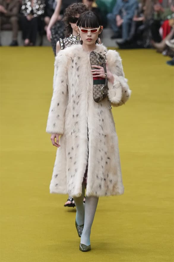 Gucci Fall Winter 2023 Milan Fashion Week mfw fw23 collection runway show womenswear menswear sustainable