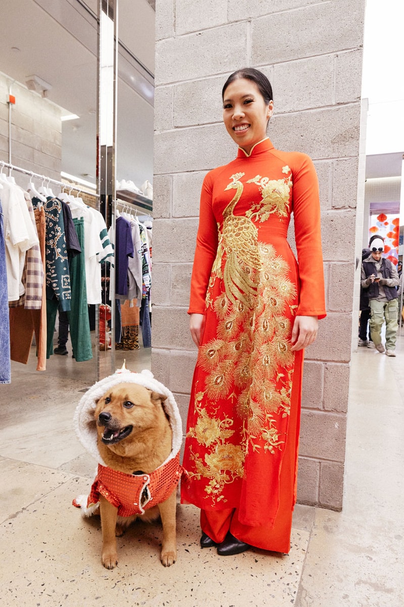 HBX and Nike NYC Celebrated the 2023 Lantern Festival With Lion Dancing and Chinese Calligraphy