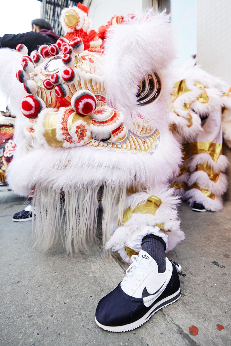 HBX and Nike NYC Celebrated the 2023 Lantern Festival With Lion Dancing and Chinese Calligraphy