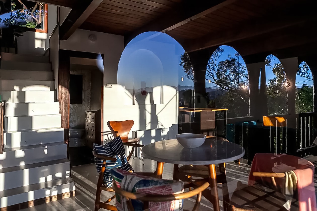 Airbnb Home Rental Laurel Canyon LA Private Hilltop Mid-Century Japanese Mieji Interiors House