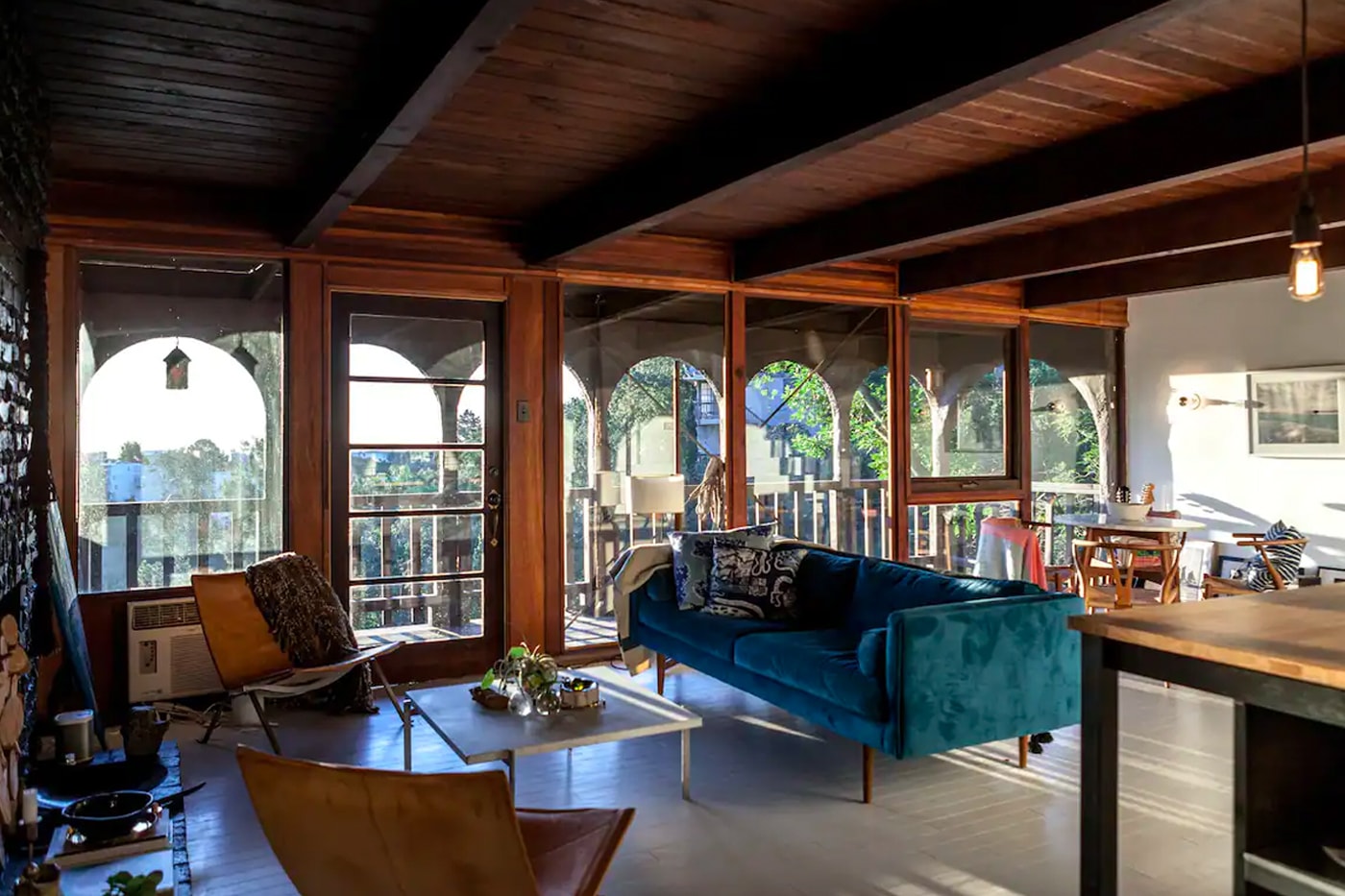 Airbnb Home Rental Laurel Canyon LA Private Hilltop Mid-Century Japanese Mieji Interiors House