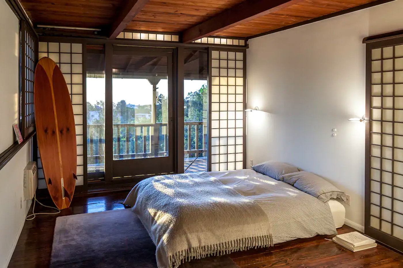 Airbnb Home Rental Laurel Canyon LA Private Hilltop Mid-Century Japanese Mieji Interiors House