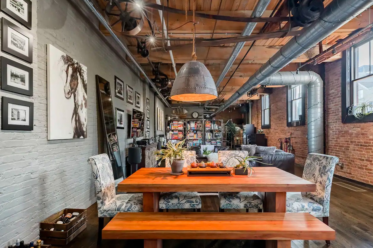 Airbnb Home Rental Chicago Illinois Industrial Modern Interiors Factory-Turned Studio