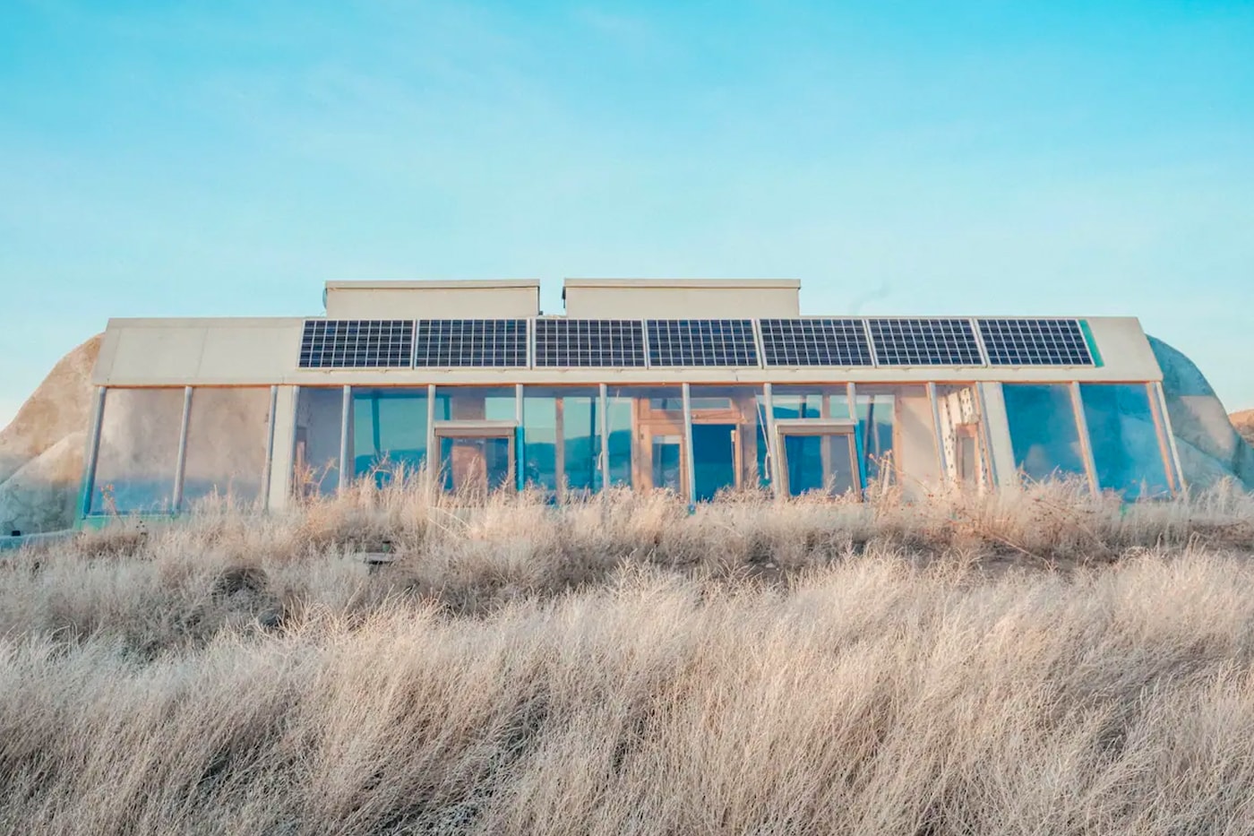 Airbnb Home Rental Taos New Mexico Off-Grid Bungalow Raw Modern Interior Design