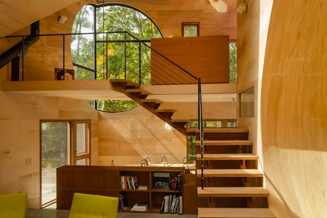 Airbnb Home Rental Ex of In Rhinebeck New York Steven Holl Experimental Architecture