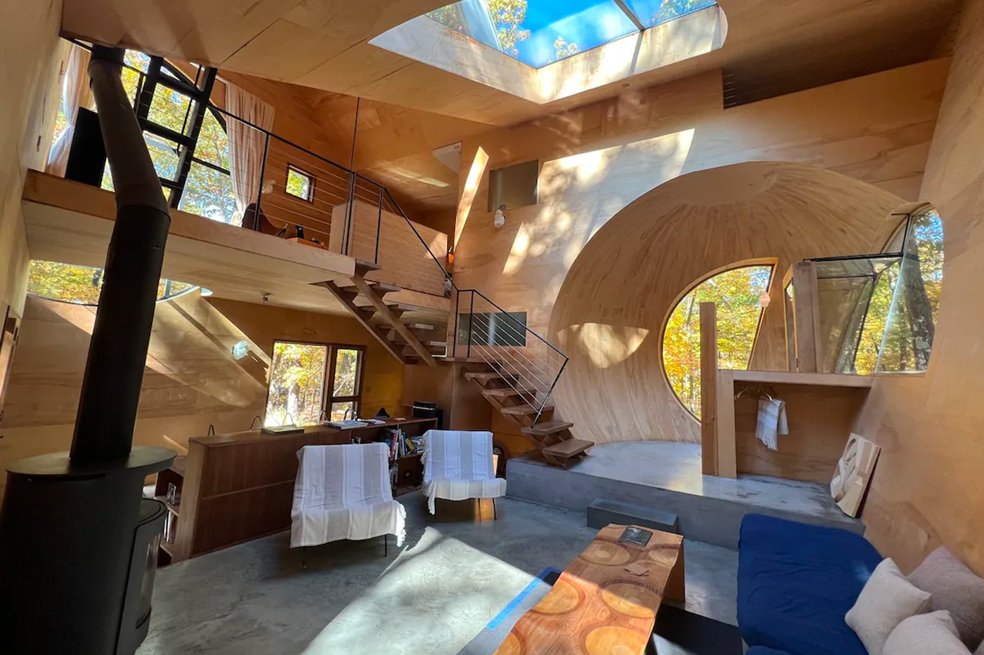 Airbnb Home Rental Ex of In Rhinebeck New York Steven Holl Experimental Architecture