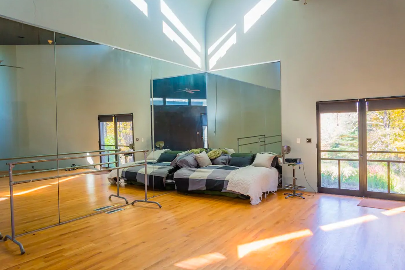 Airbnb Home Rental Woodstock New York The Rubber House Secluded Artist Colony Retreat Post-Modern Interior Design