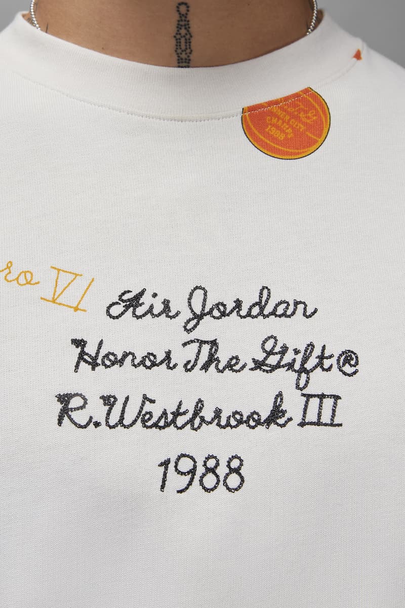 Honor the Gift Teams up With Jordan Brand for Its Latest Collection collaboration michael jordan los angeles lakers russell westbrook why not 