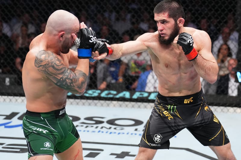 Islam Makhachev Bests Alex Volkanovski in UFC 284 Lightweight Title Bout