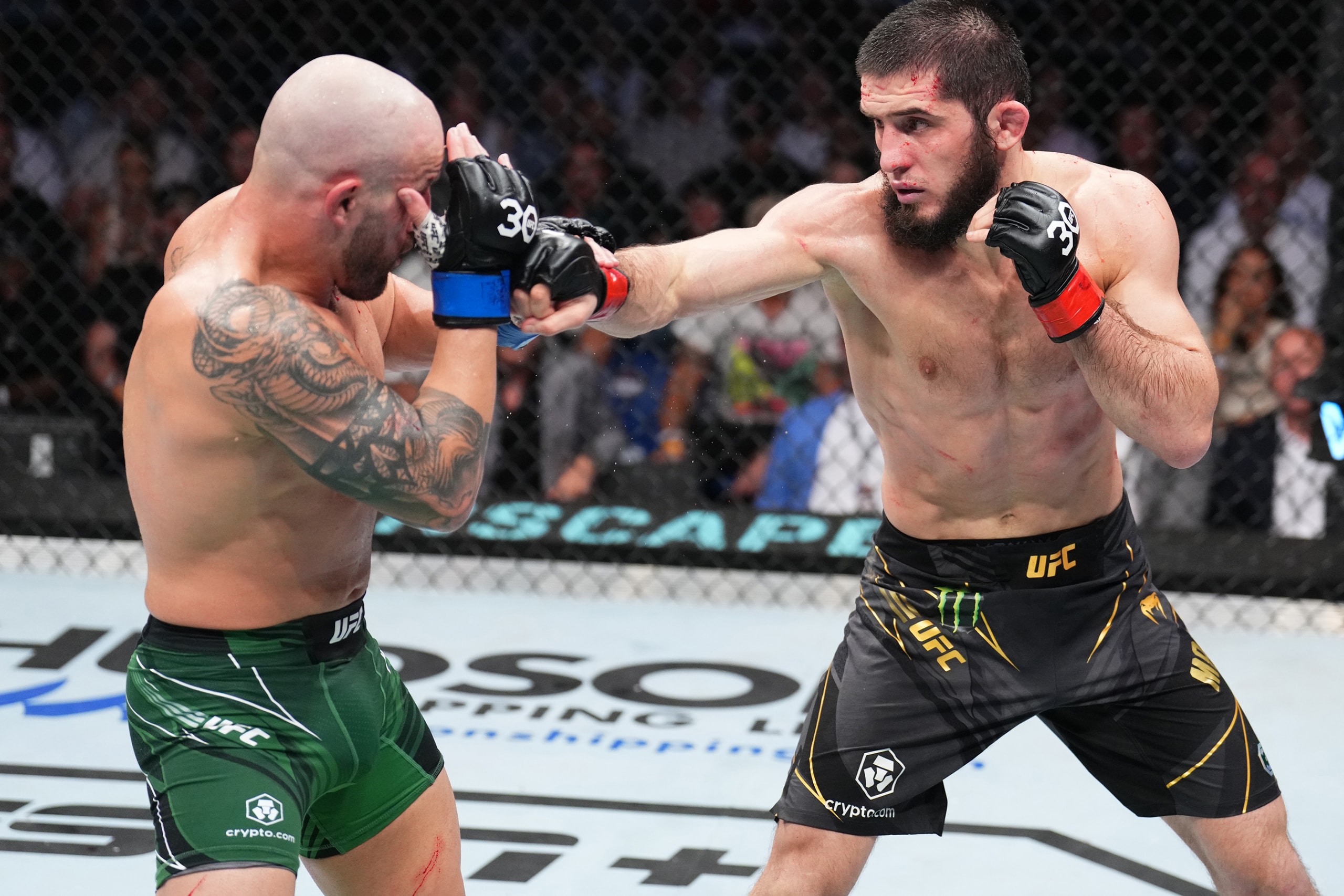 Islam Makhachev Bests Alex Volkanovski in UFC 284 Lightweight Title Bout five rounds unanimous decision pound for pound best sold out perth australia news info