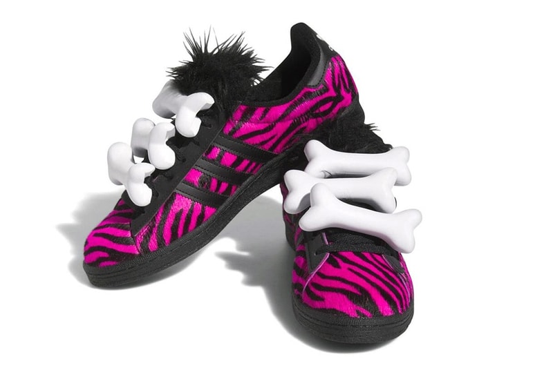 jeremy scott adidas campus 80s bones black white purple HQ4493 HQ4494 release date info store list buying guide photos price