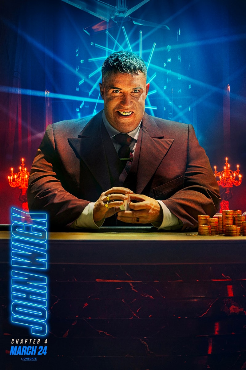 John Wick: Chapter 4 Keanu Reeves Cast Character Posters Info Release Date 