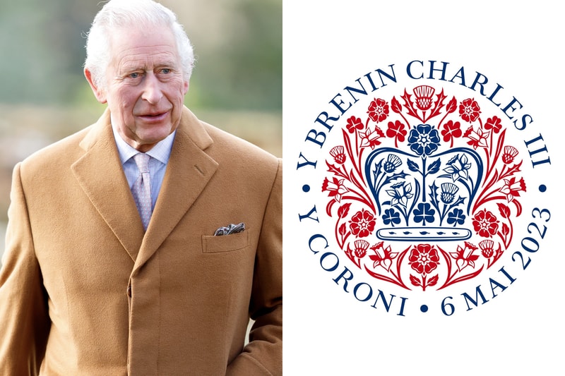 Jony Ive apple chief design officer coronation emblem king charles III blue crown red plant united kingdom 