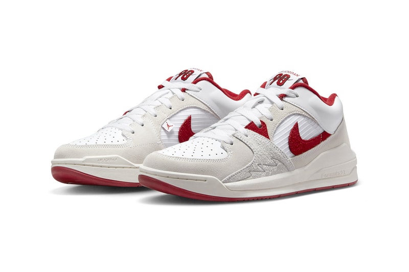 DX4397-106 DX4397-100 Jordan New Stadium 90 Model Two New Colorways Debut cream white red jordan brand 