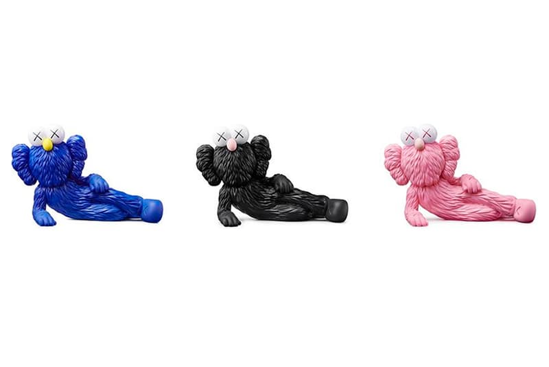 kaws time off figures black pink blue release info date store list buying guide photos price