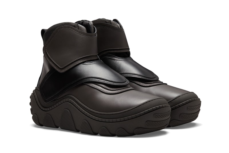 Kiko Kostadinov Tonkin Boot black bovine leather lace strap release info date price