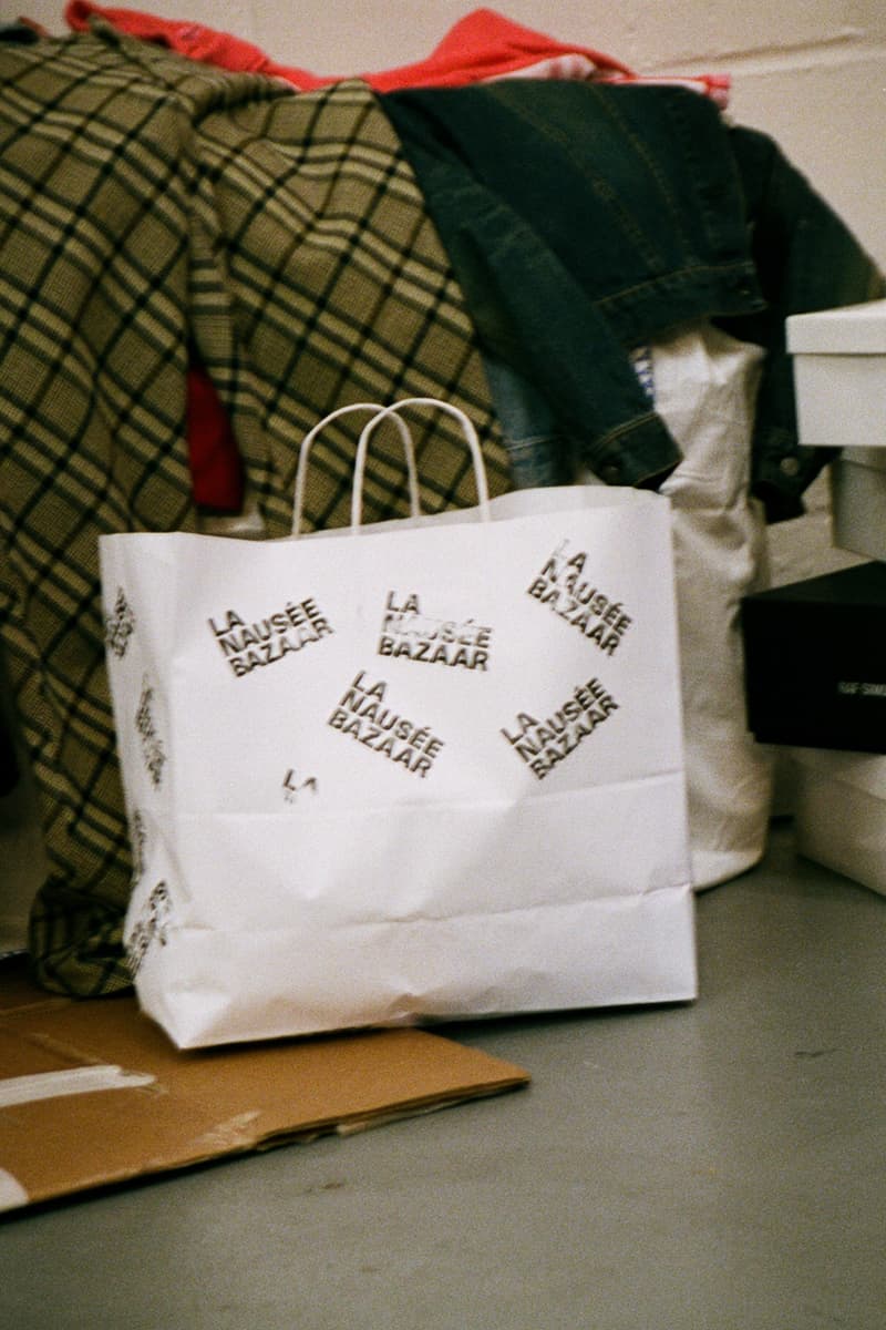 La Nausée BAZAAR London Pop Up Store Harry Tibble Dray Walk East LDN Shoreditch Vintage Archival Stores CDG Comme des Garcons Helmut Lang Maison Margiela