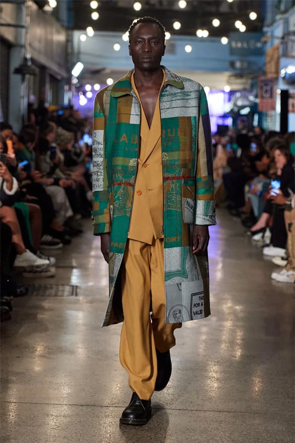 LABRUM Fall Winter 2023 London Fashion Week lfw fw23 London runway show menswear womenswear Africa From Greener Pastures