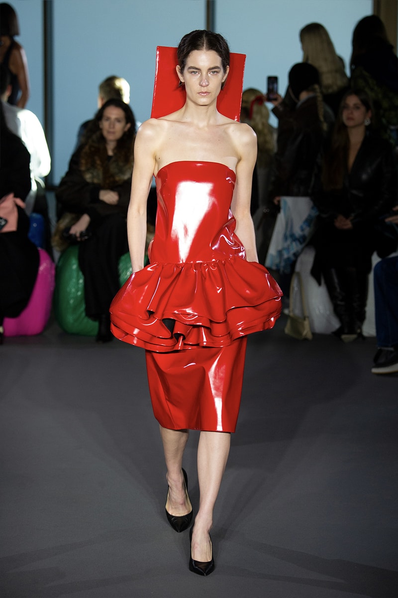 christopher kane red dress Christopher Kane red cap sleeved midi dress StyleSwap