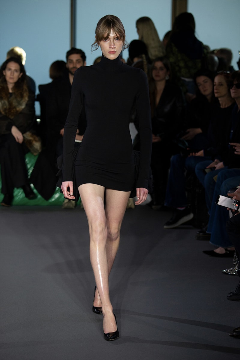 Christopher Kane Presents Motifs From His Youth for FW23 london fashion week runway show collection floral womenswear dresses skirts