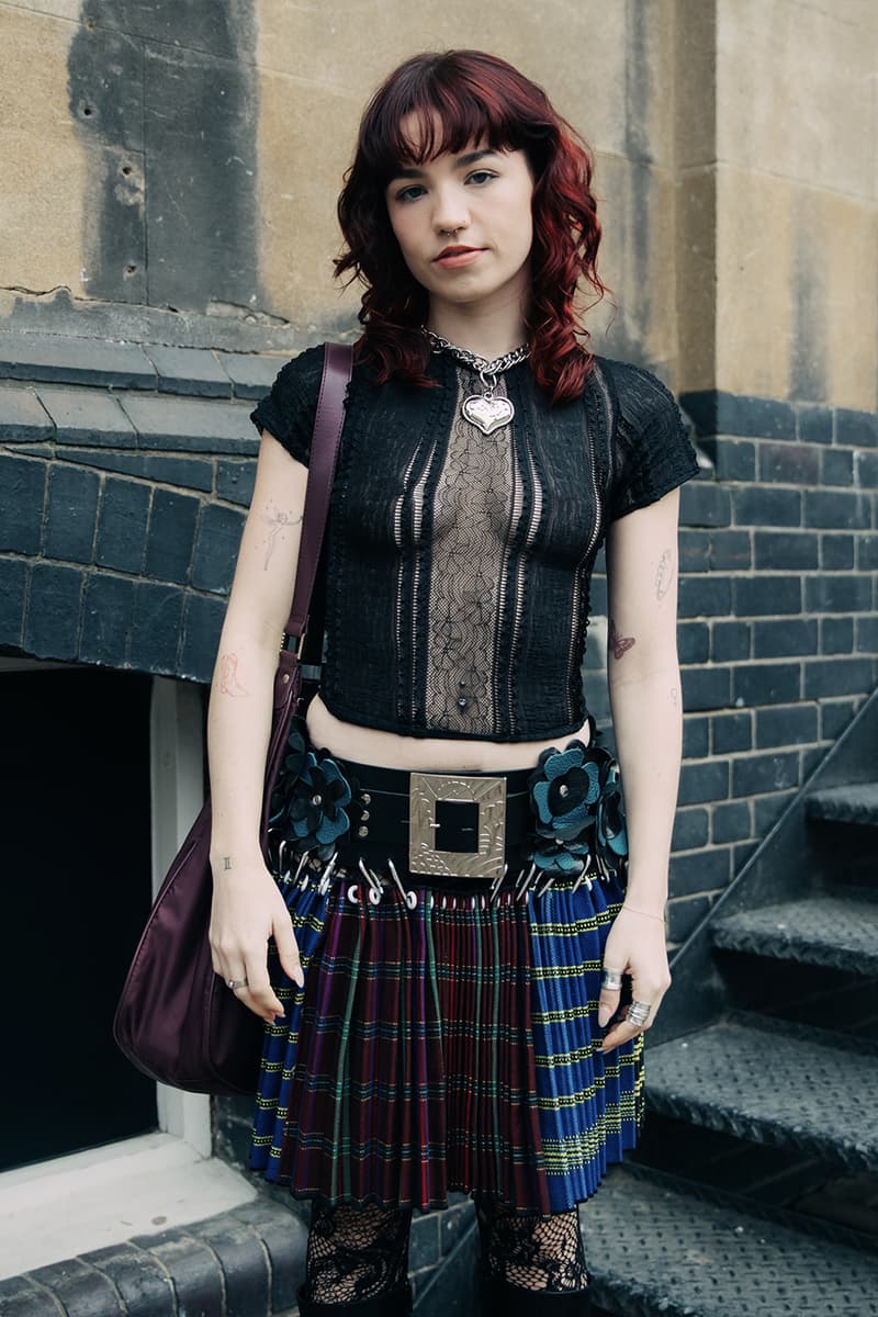 London Fashion Week Fall/Winter 2023 Street Style fw23 british capital punk uk united king