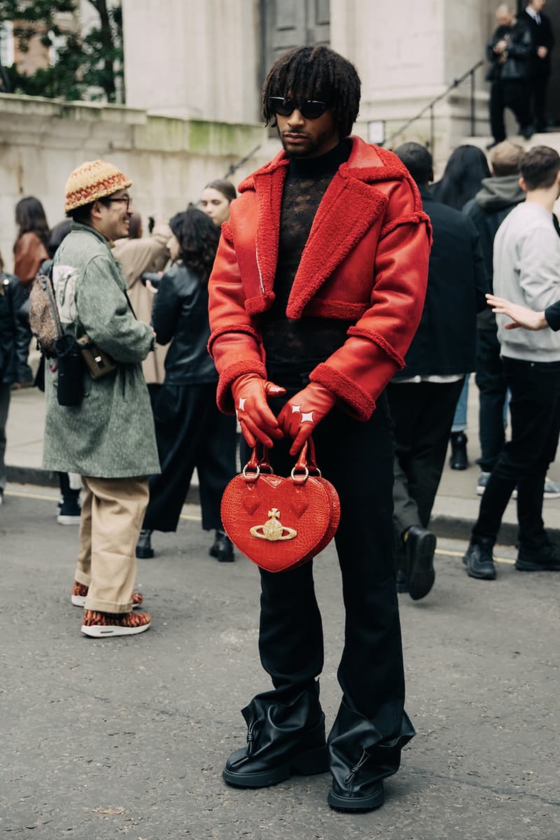 London Fashion Week Fall/Winter 2023 Street Style fw23 british capital punk uk united king