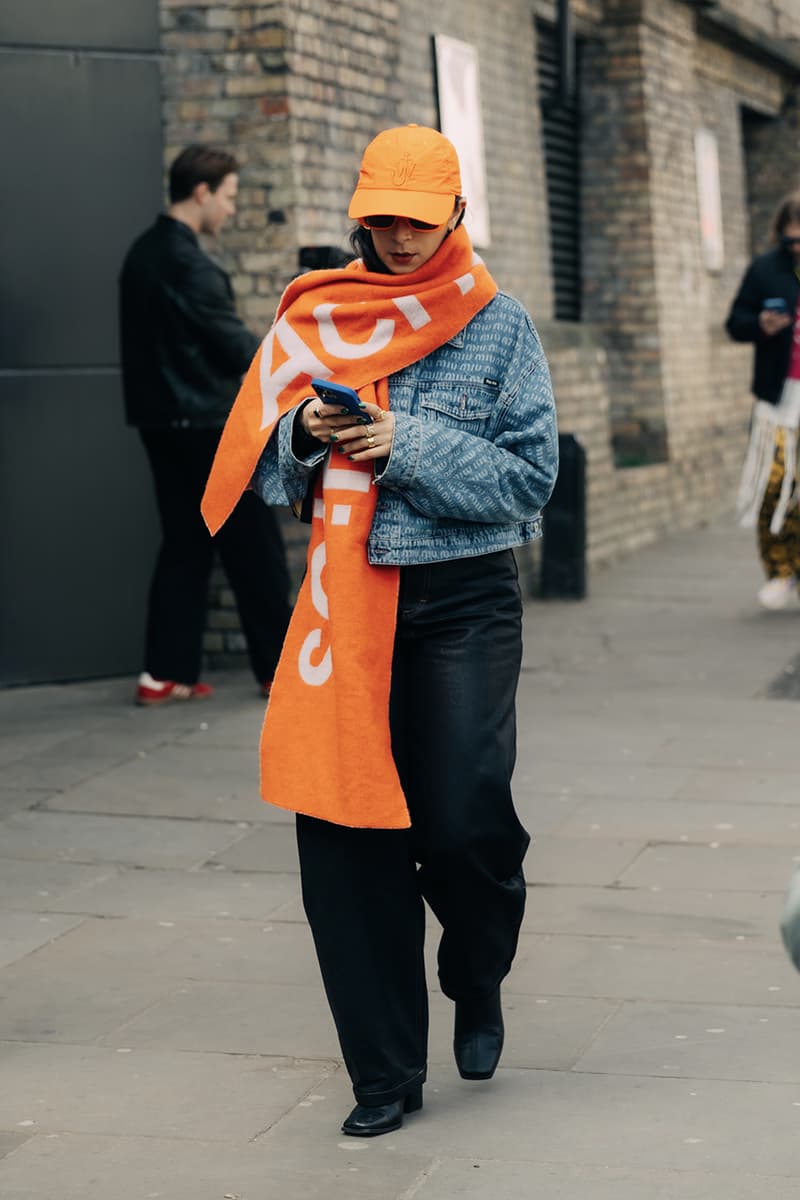 London Fashion Week Fall/Winter 2023 Street Style fw23 british capital punk uk united king