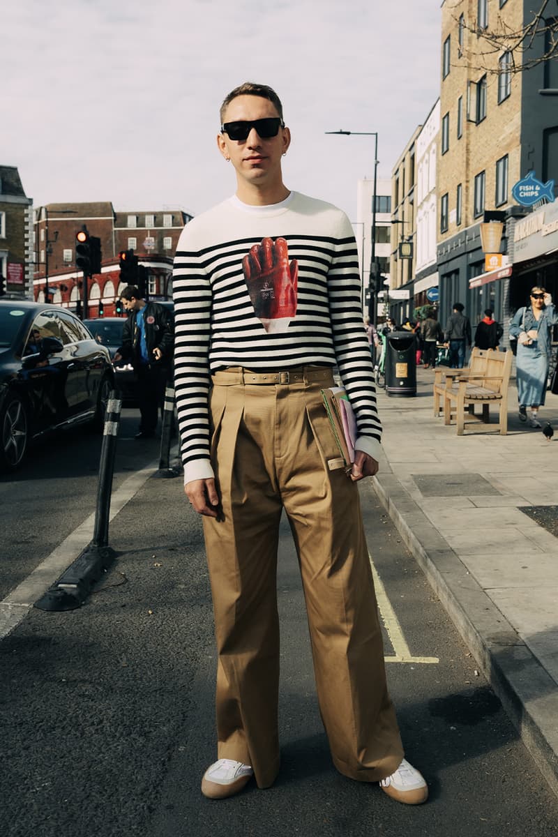 London Fashion Week Fall/Winter 2023 Street Style fw23 british capital punk uk united king