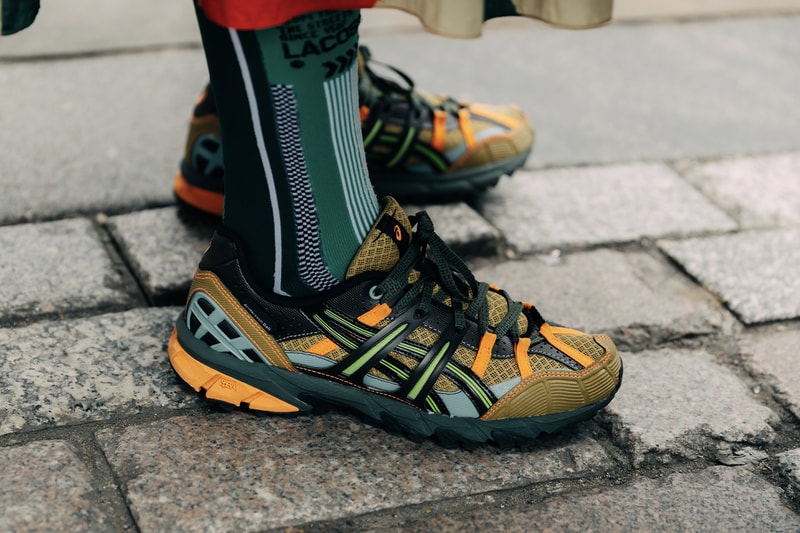 Biggest Street Style Footwear Trends From London York Fashion Week FW23 fallwinter 2023 salomon margiela tabi reebok nike air humara 