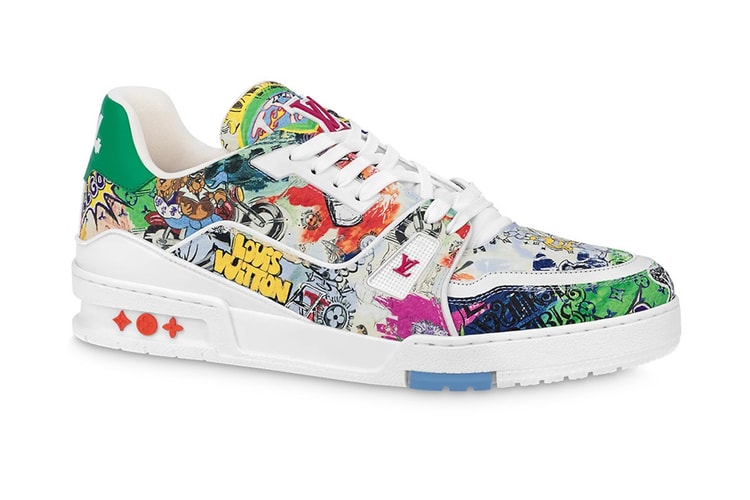 Louis Vuitton Outlines the LV Trainer in Vintage Comics