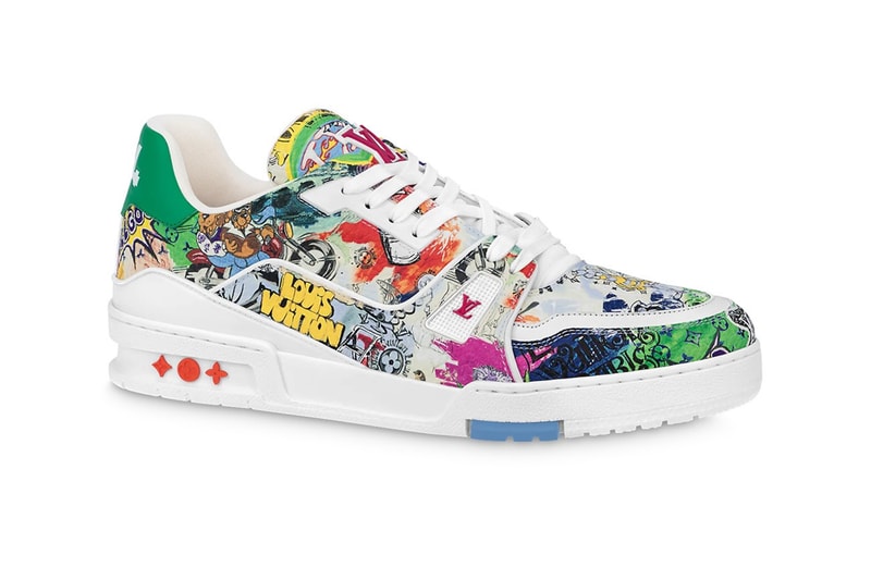 LV Trainer comics Release Information details 1AB9XC sneakers footwear hype ss23 Virgil Abloh