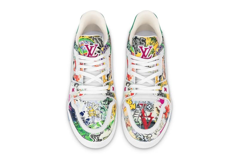 LV Trainer comics Release Information details 1AB9XC sneakers footwear hype ss23 Virgil Abloh