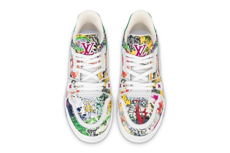 LV Trainer comics Release Information details 1AB9XC sneakers footwear hype ss23 Virgil Abloh