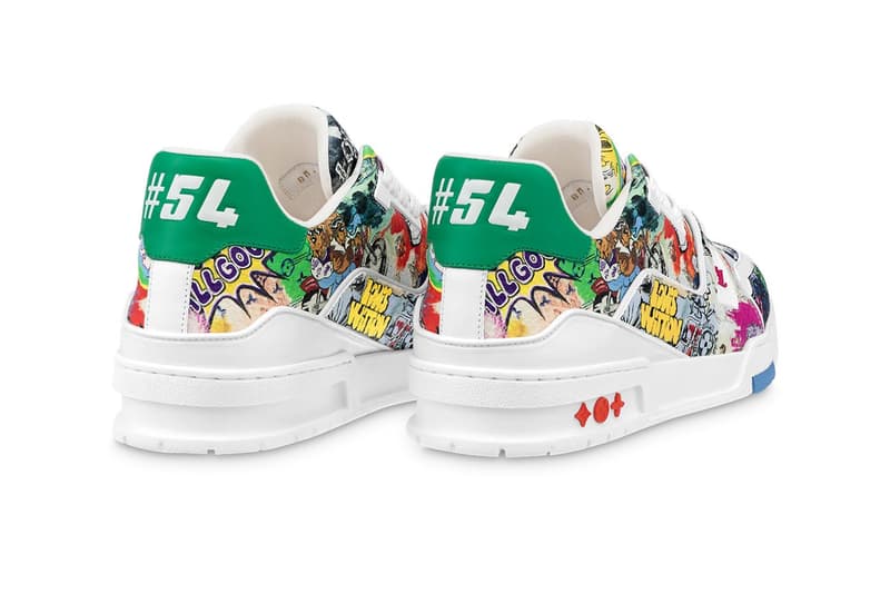 LV Trainer comics Release Information details 1AB9XC sneakers footwear hype ss23 Virgil Abloh