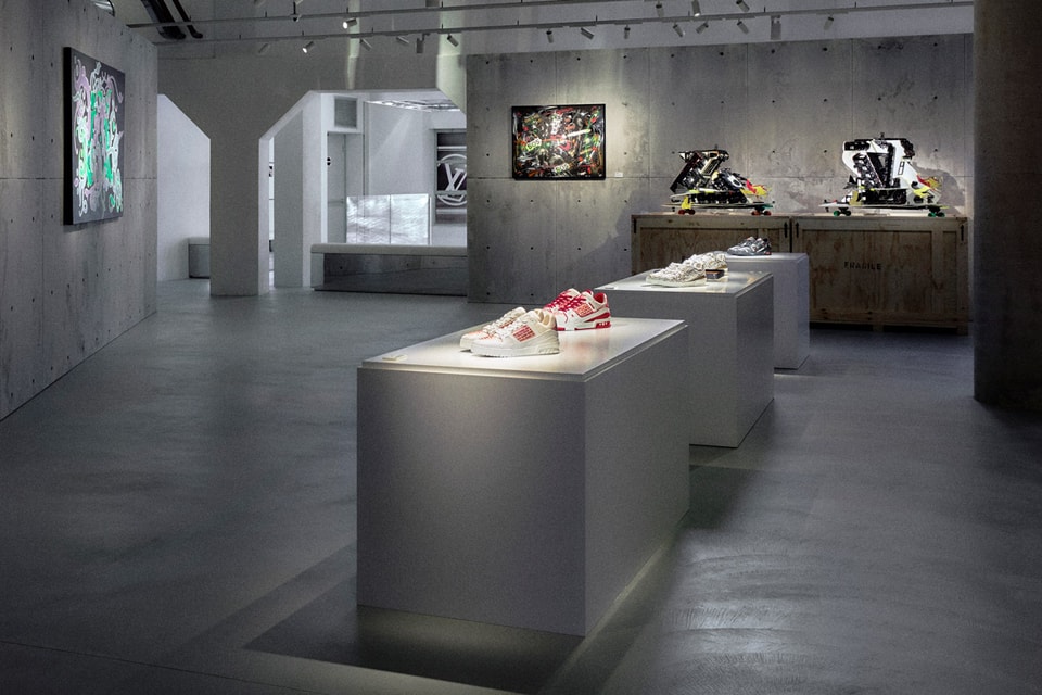 Louis Vuitton Art-Sneaker Exhibition at Fashion Week Milan