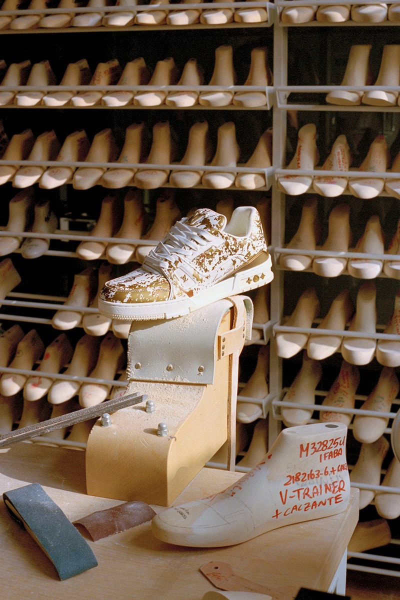Louis Vuitton Opens New 'White Canvas: LV Trainer in Residence' Exhibition in Milan
