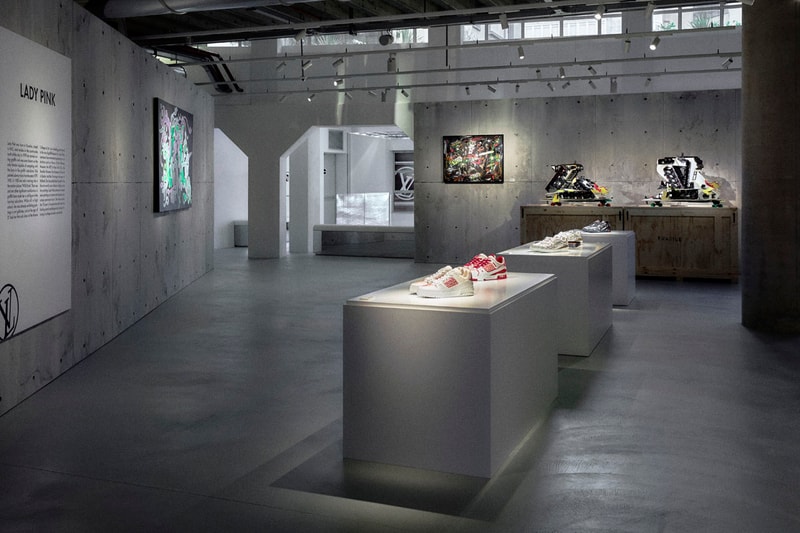 Louis Vuitton Opens New 'White Canvas: LV Trainer in Residence' Exhibition in Milan