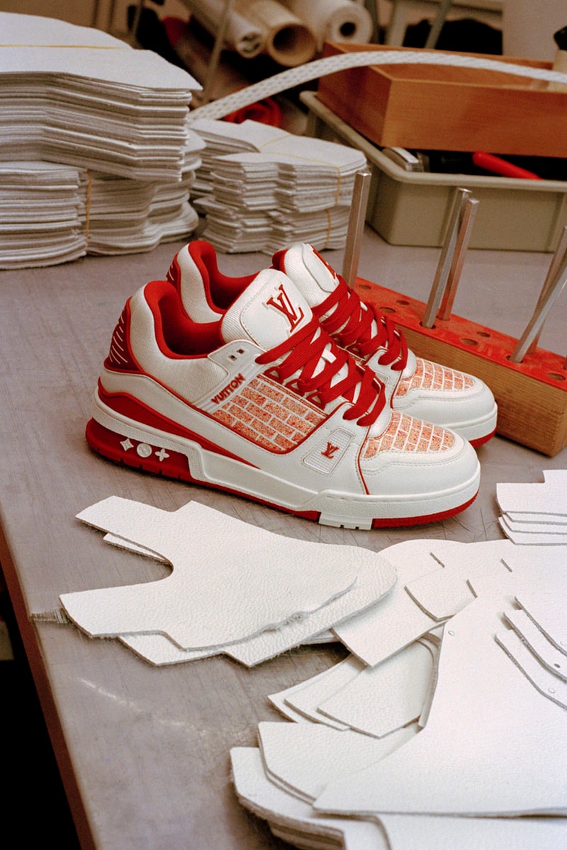 Louis Vuitton Opens New 'White Canvas: LV Trainer in Residence' Exhibition in Milan