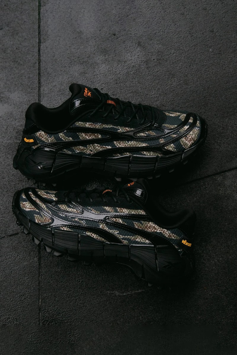 Maharishi Reebok Zig Kinetica 2.5 Collaboration Sneaker UK Footwear Shoes Trainers Vibram Tigerstripe Fashion 