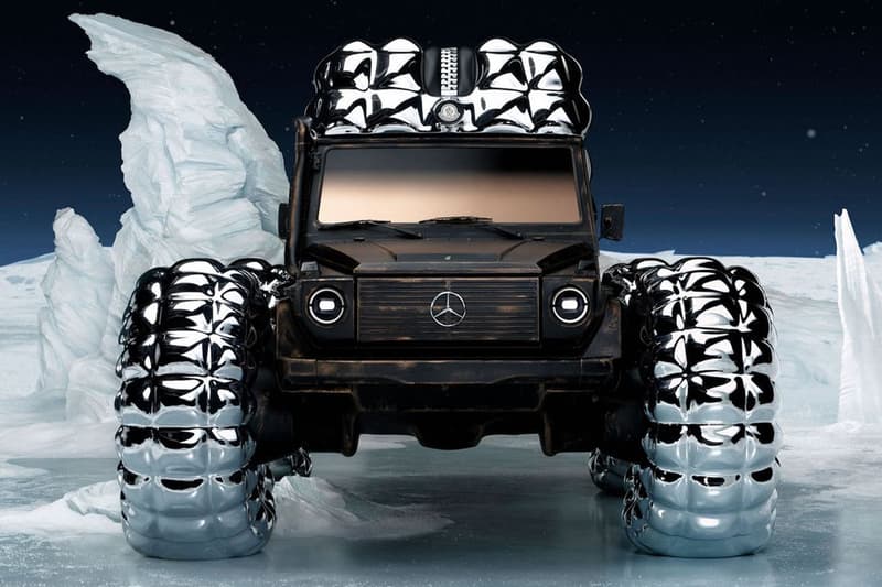 Mercedes Benz and Moncler Motor on With Collaborative Reimagination of the G-Class